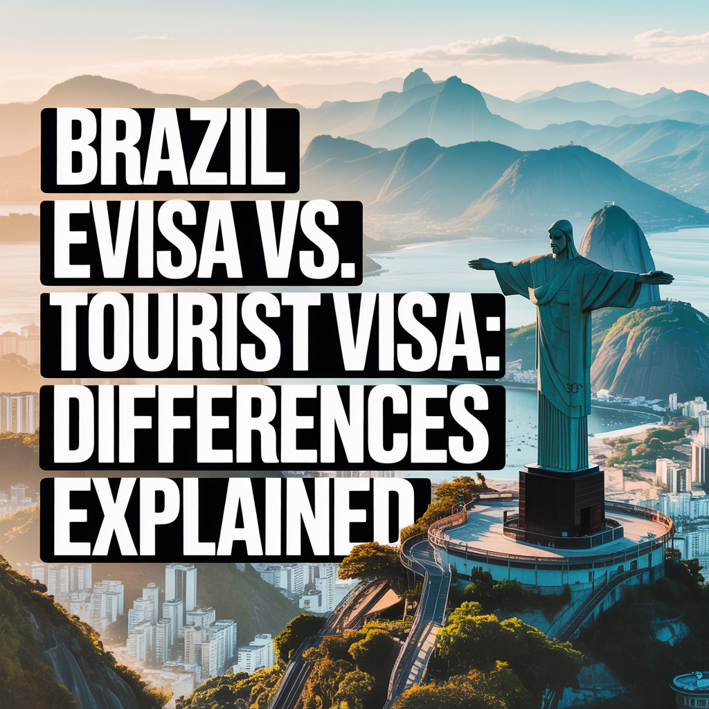 Brazil eVisa vs Tourist Visa: Key Differences Explained